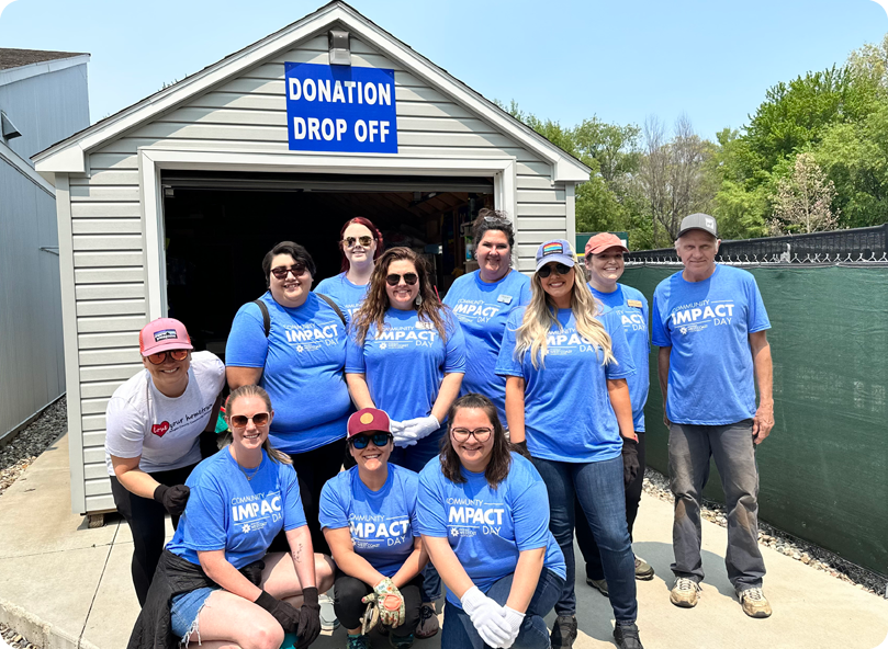 west Michigan volunteer group on Community Impact Day