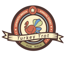 UpNorth Media Turkey Trot logo UpNorth Media Turkey Trot logo