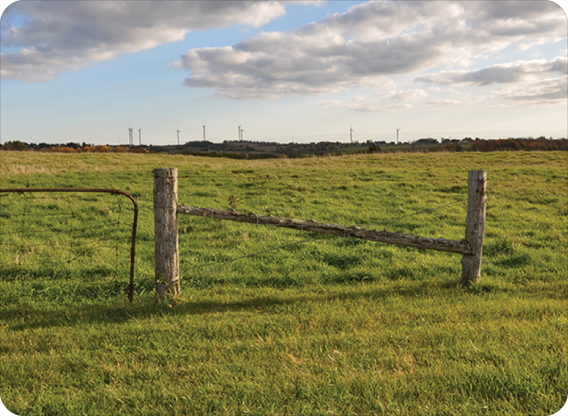 Vacant lot with fence
