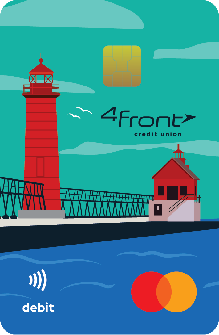 Image of 4Front Debit Mastercard Grand Haven Pier  design