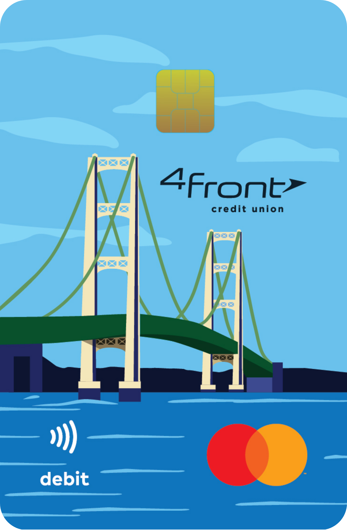 4Front Credit Union_Debit Card Illustrations_711x1085px_Mackinac Bridge_Front