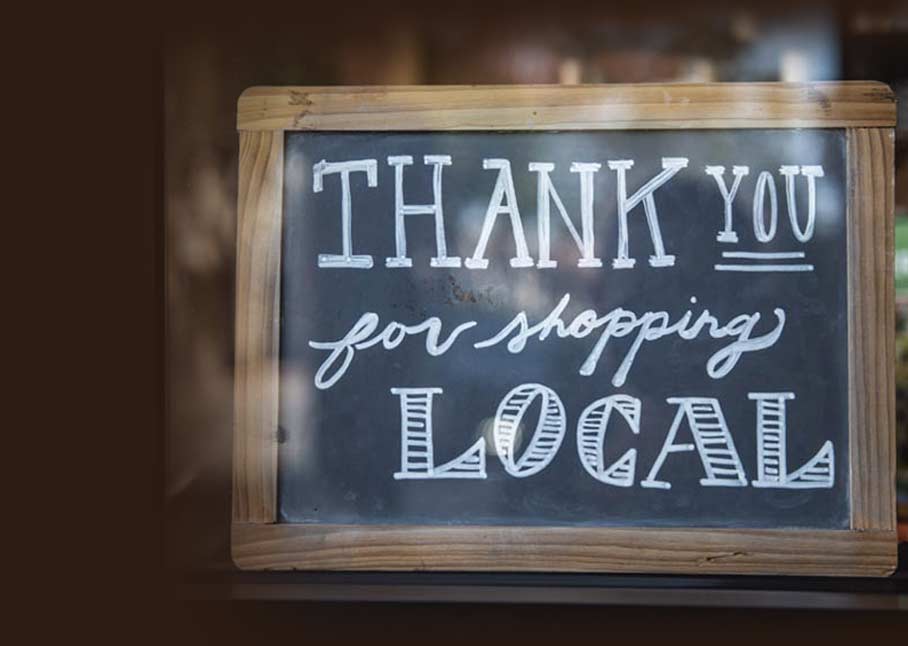 Thank you for shopping local